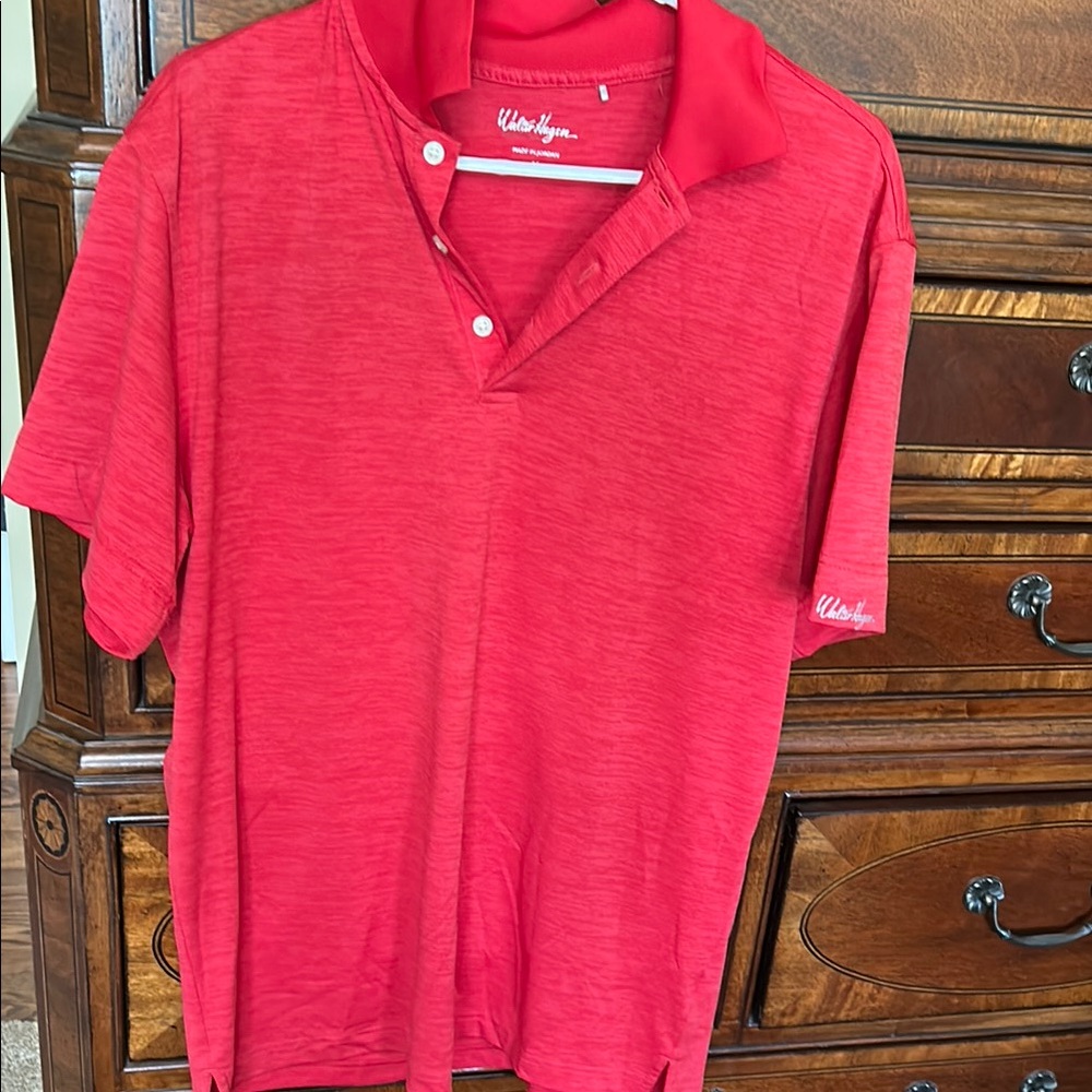 Walter Hagen Red Polo Shirt Classic Style